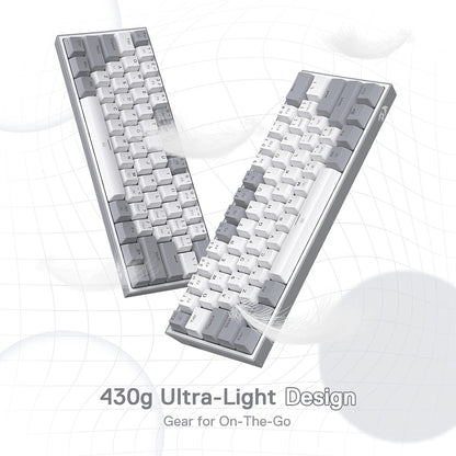 K617 Wired 60% Compact Hot-Swap RGB Gaming Mechanical Keyboard