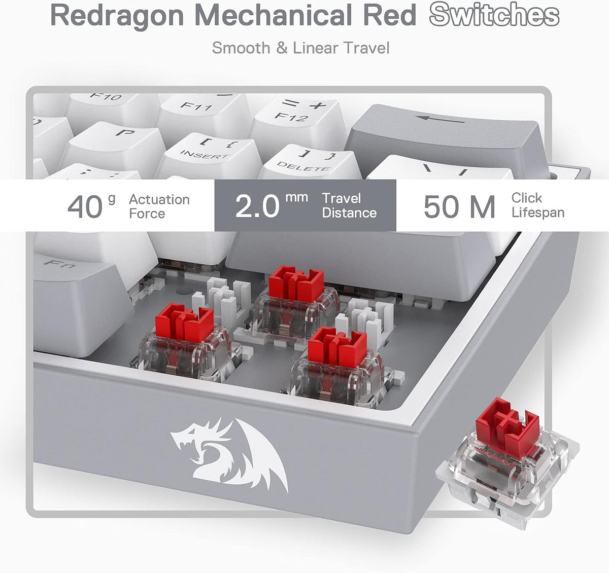 K617 Wired 60% Compact Hot-Swap RGB Gaming Mechanical Keyboard