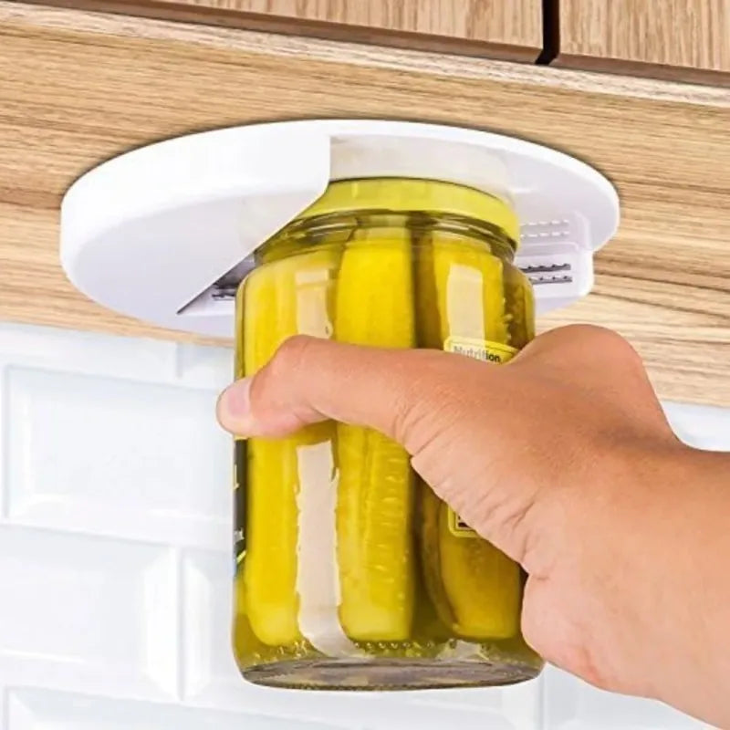 Professional Bottle Quick Opener Fast Lid Remover Kitchen Accessories Multifunction Can Opener Cabinet under Jar Opening Tool