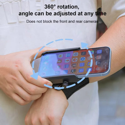 Multi-Function Phone Holder for Car 360 Rotation Wristband Mobile Support Universal Phone Stand for Sports Cycling Motorcycle