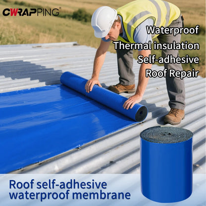 Self-Adhesive Waterproof Roof Leak Repair Tape Viscous Sealing Crack Resistance Heat Insulation Renovation Tape for Home Repair