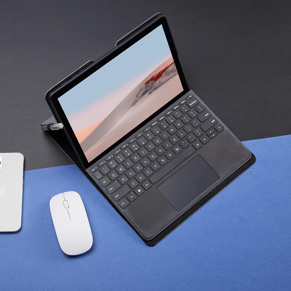Case for Surface Go 4/Go 3/Go 2/Go, Stylus Holder, Multiple Angle